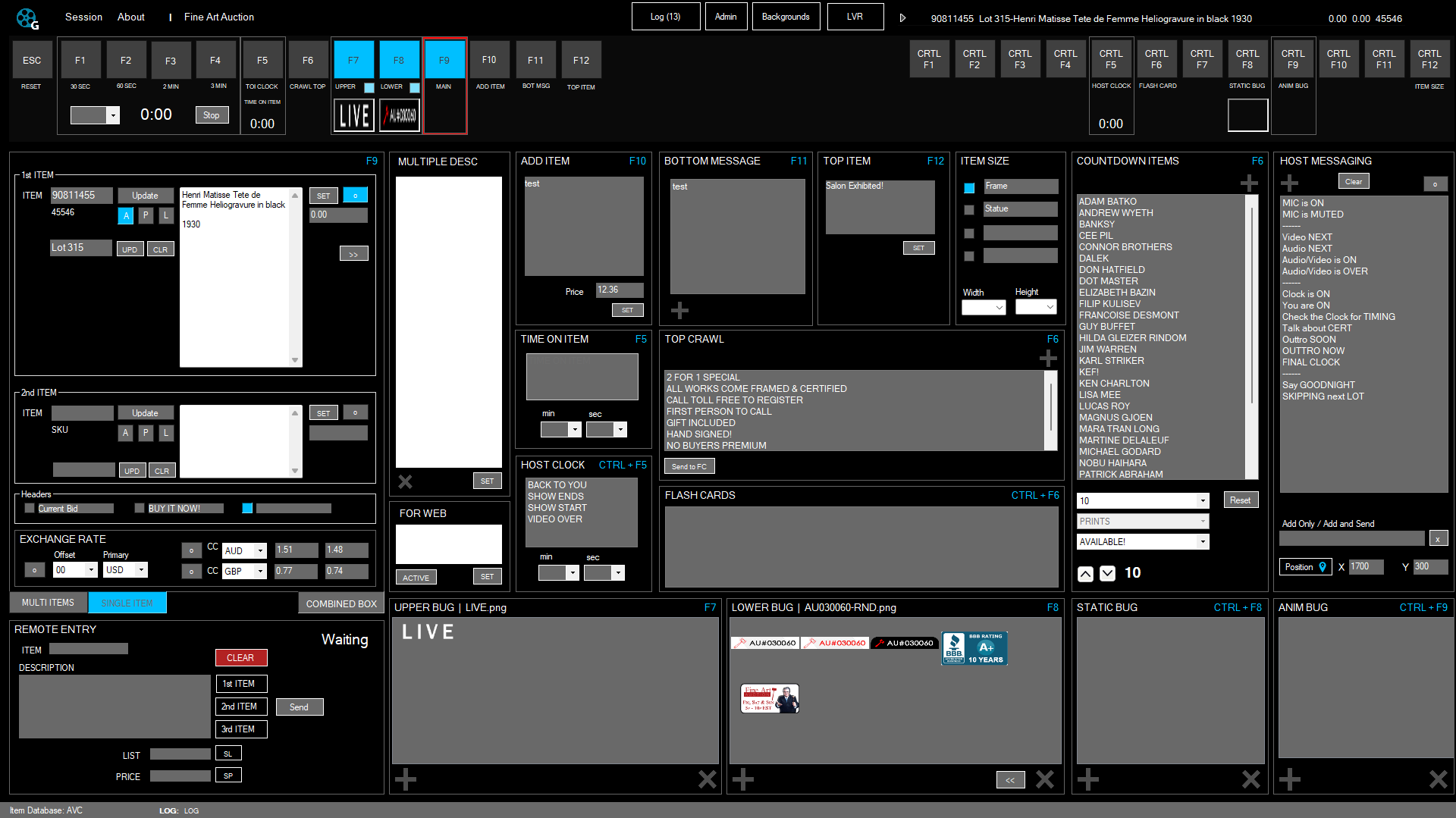 Main Screen 1st Monitor